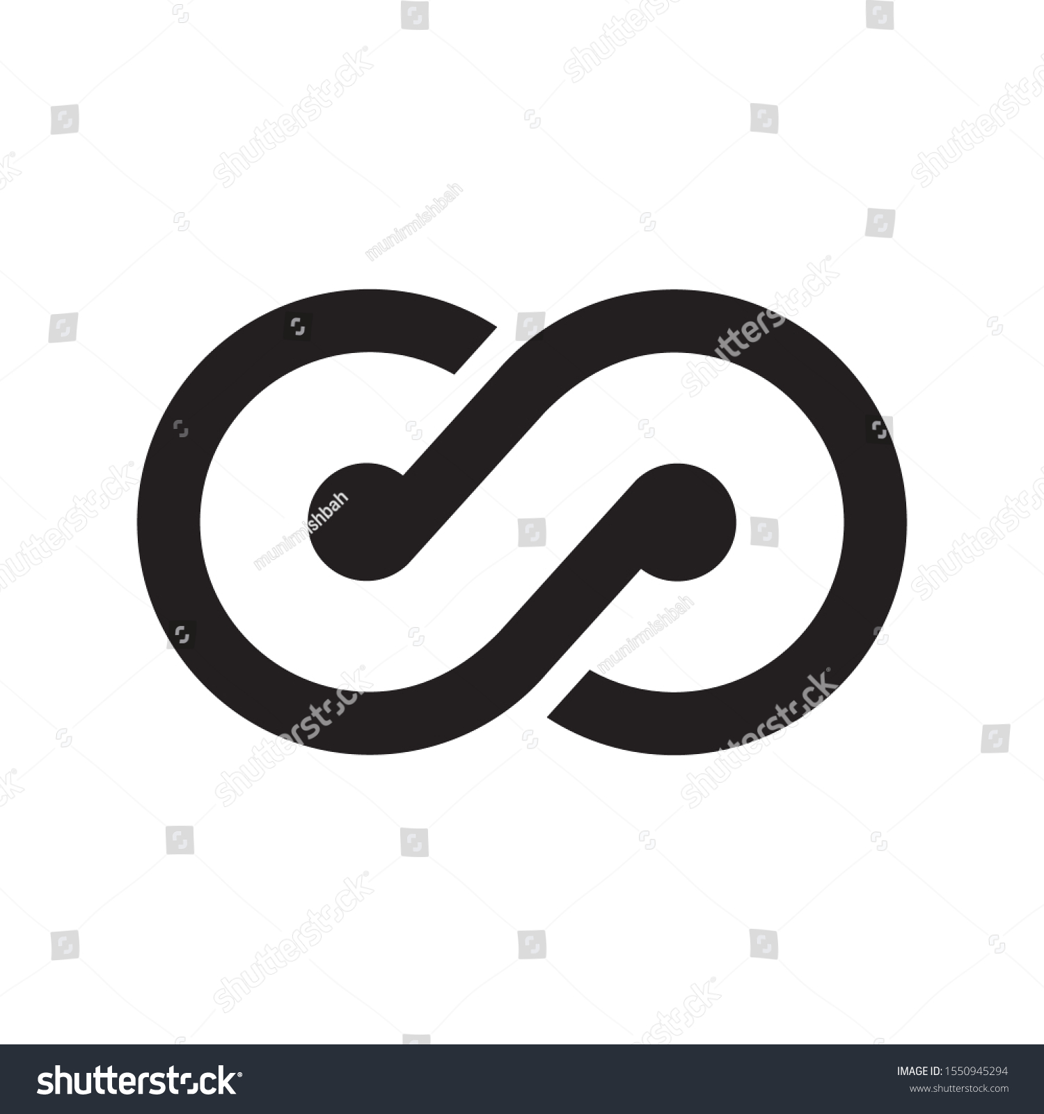 Infinity Letter S Monogram Logo Vector Stock Vector (Royalty Free ...