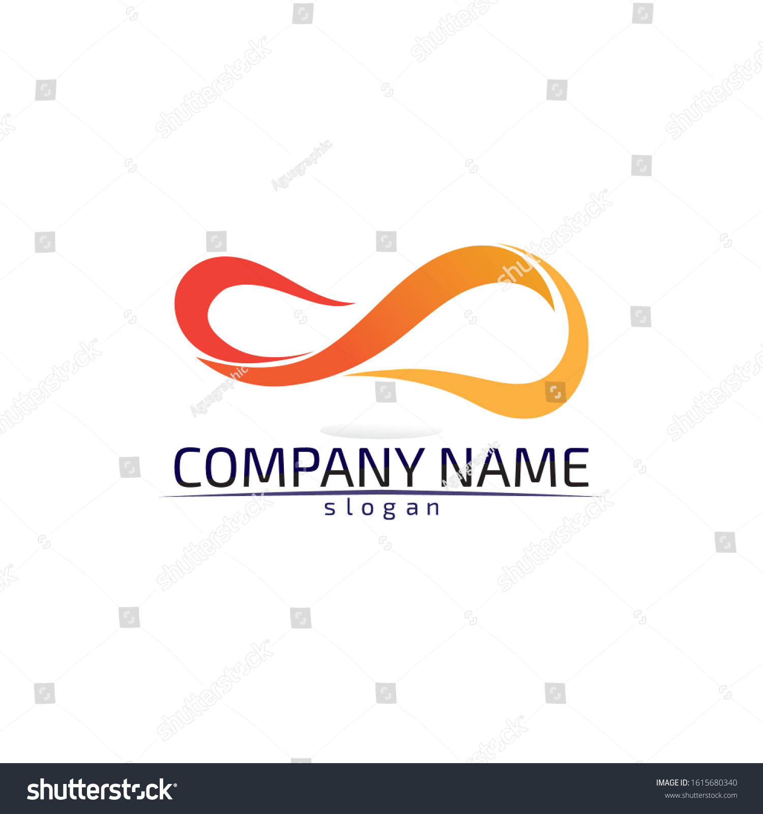 Infinity Logo Symbol Template Icons App Stock Vector (Royalty Free ...