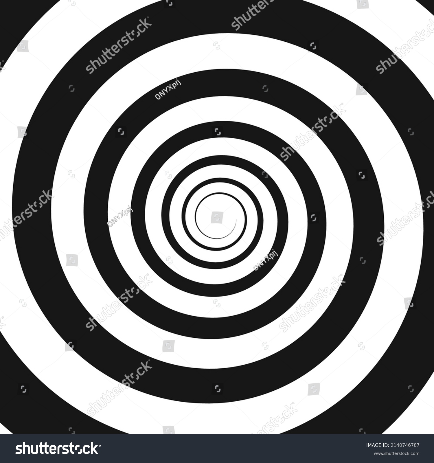 Infinity Spiral Line Motion Effect Hypnotic Stock Vector (Royalty Free ...