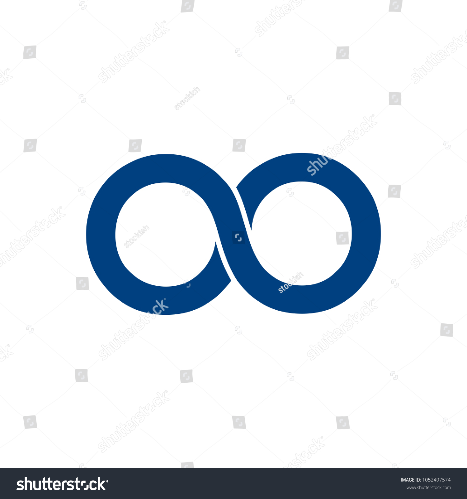 Infinity Vector Logo Unlimited Icon Stock Vector (Royalty Free) 1052497574