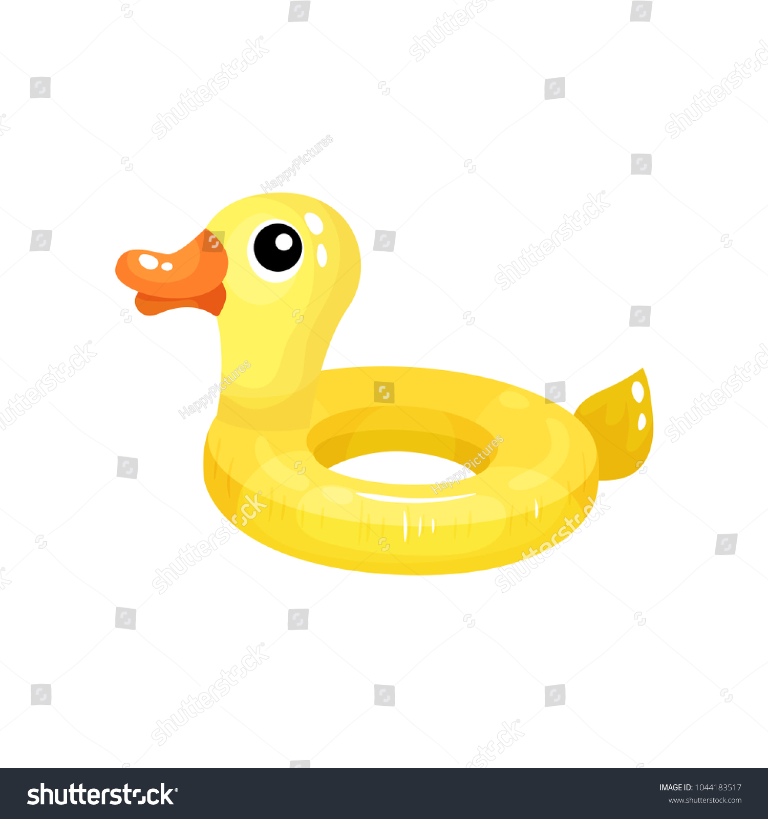 yellow swimming ring