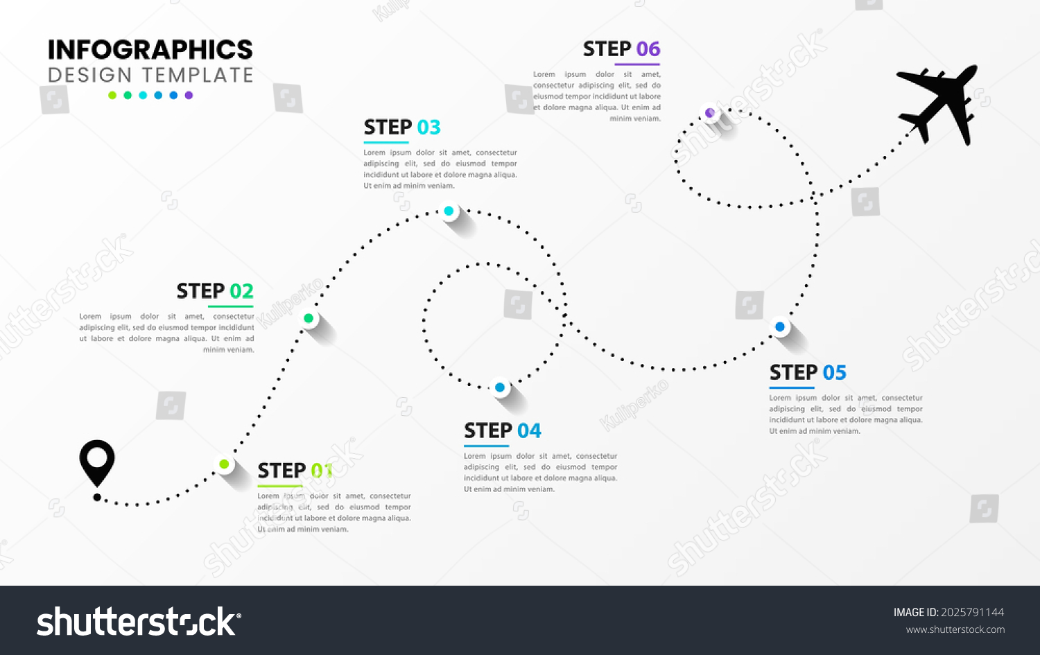 SVG of Infographic design template. Creative concept with 6 steps. Can be used for workflow layout, diagram, banner, webdesign. Vector illustration svg