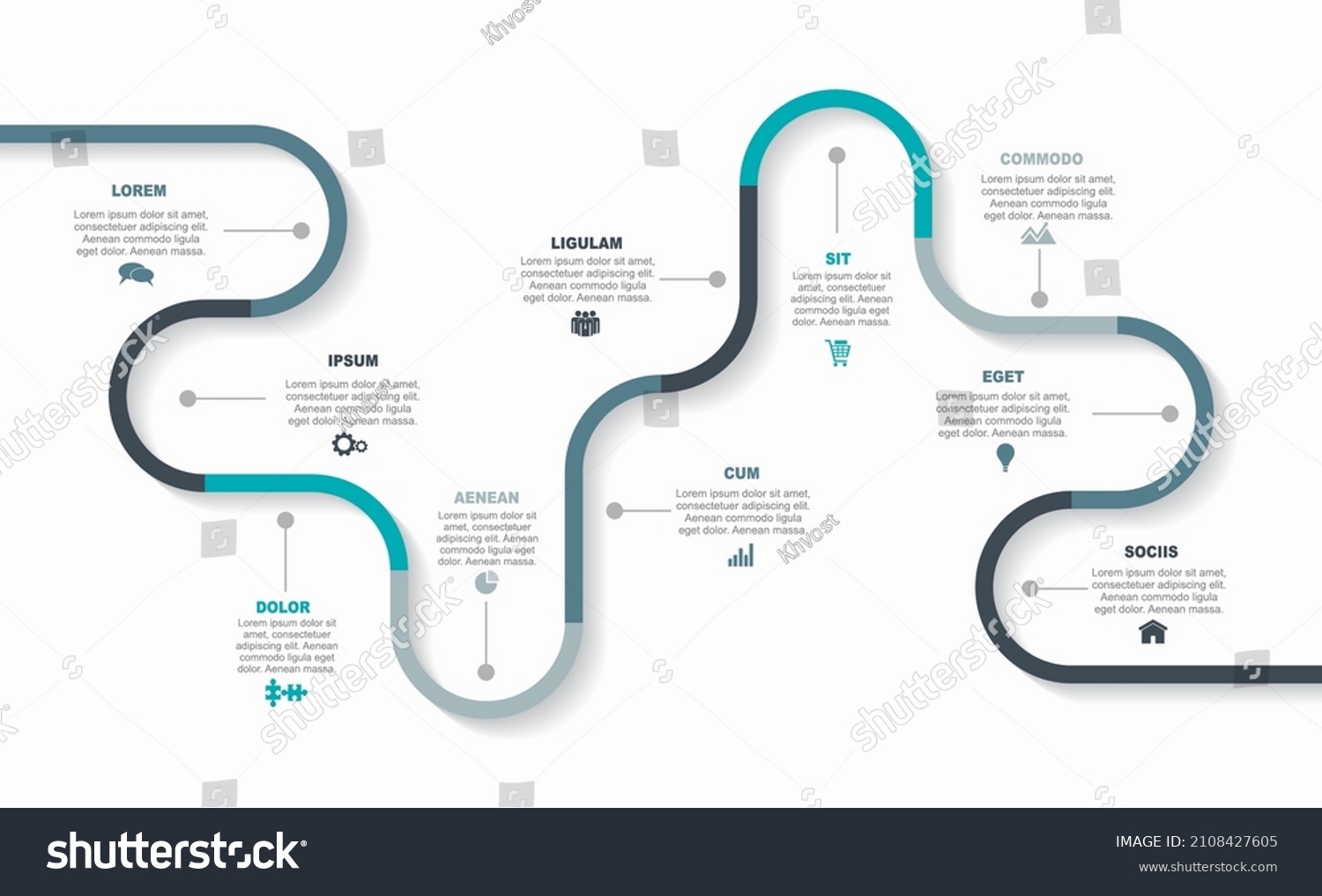 SVG of Infographic design template with place for your data. Vector illustration. svg