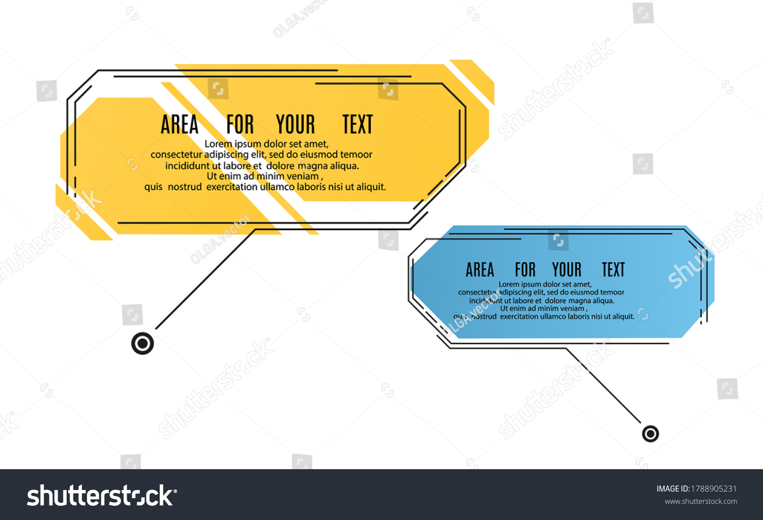Infographic Template Callout Text Vector Illustration Stock Vector Infographic Template Callout Text Vector Illustration Stock Vector