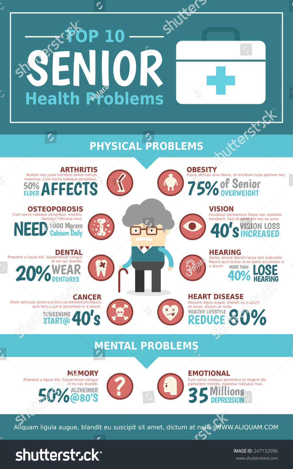 Elder Health Infographic Images Stock Photos Vectors Shutterstock