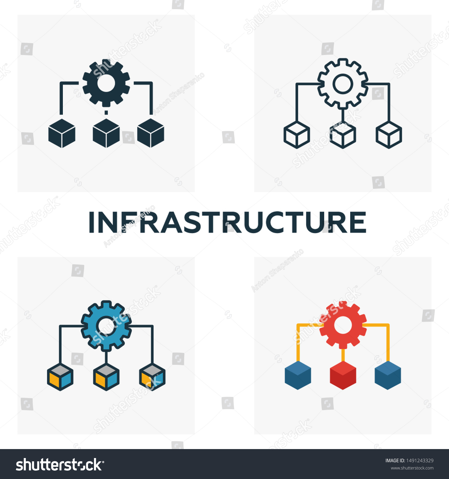 It Infrastructure Icon Images, Stock Photos & Vectors | Shutterstock