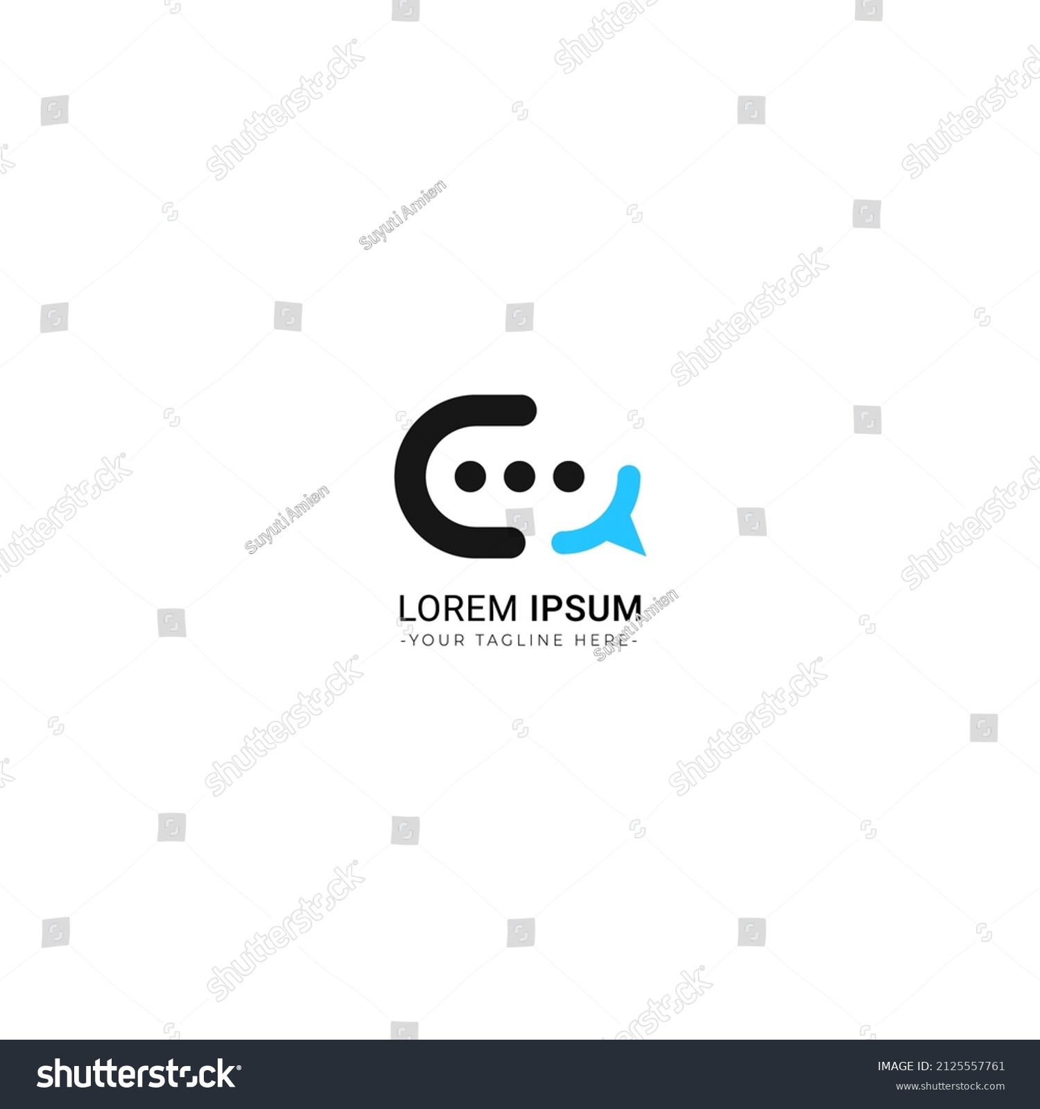 SVG of Inital letter C for Chat Logo. Chatting  Logo App. Talk logo. Letter C Logo template svg