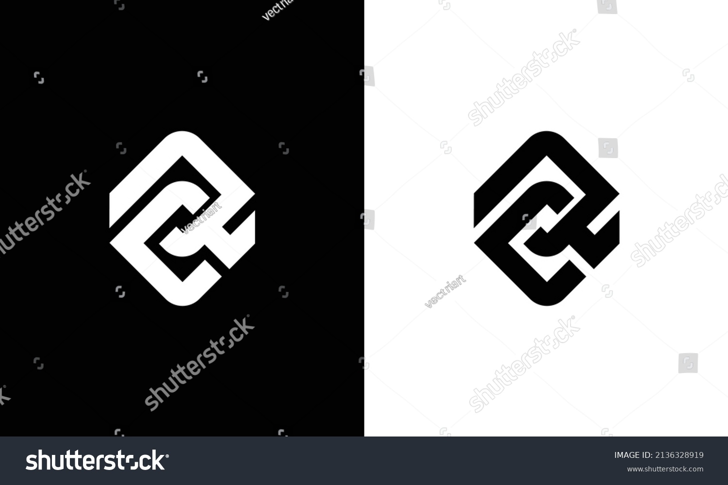 Initial Cr Logo Design Inspiration Stock Vector (Royalty Free ...