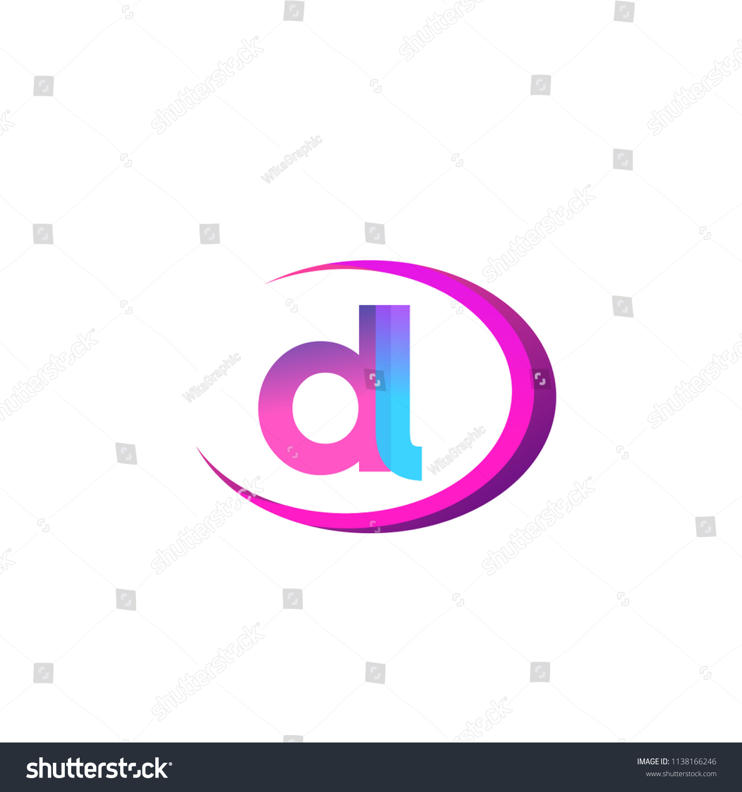 Initial Letter Dl Logotype Company Name Stock Vector (Royalty Free ...