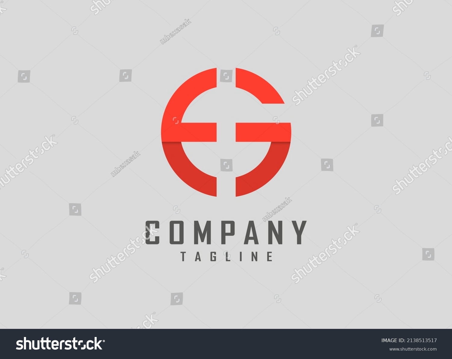 64 Letter g and f with paper modern logo design template Images, Stock ...