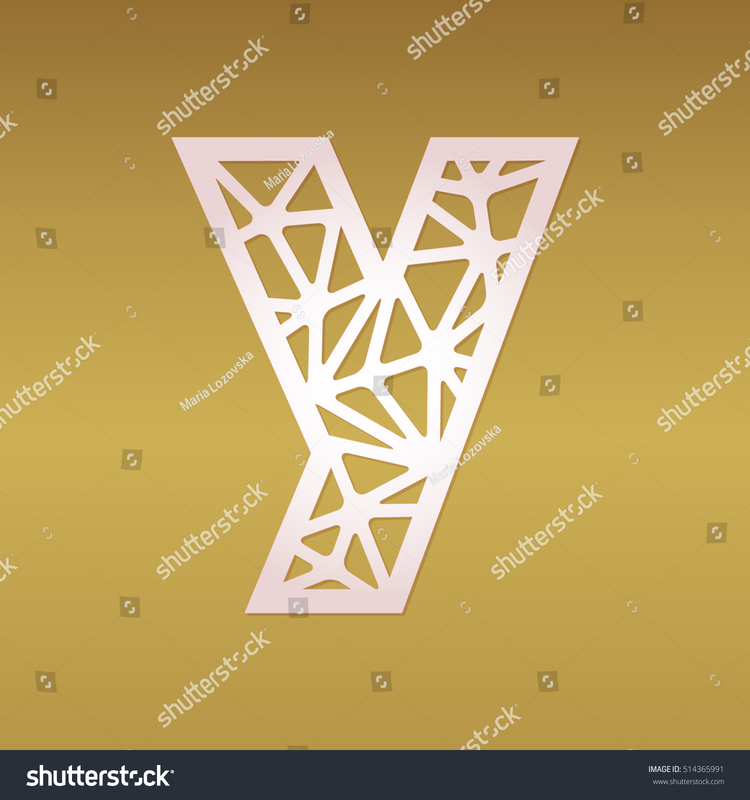 Download Initial Monogram Letter Y May Be Stock Vector 514365991 ...