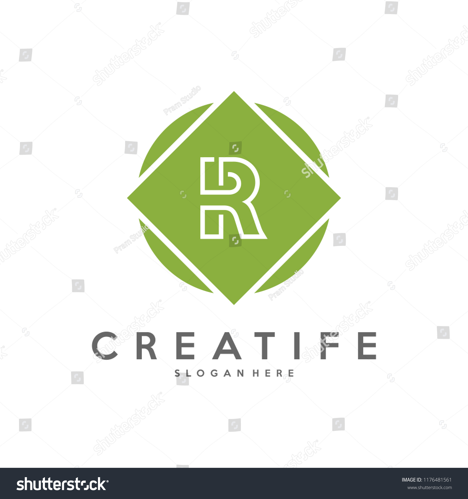 Initial R Logo Concepts Template Vector Stock Vector (Royalty Free ...
