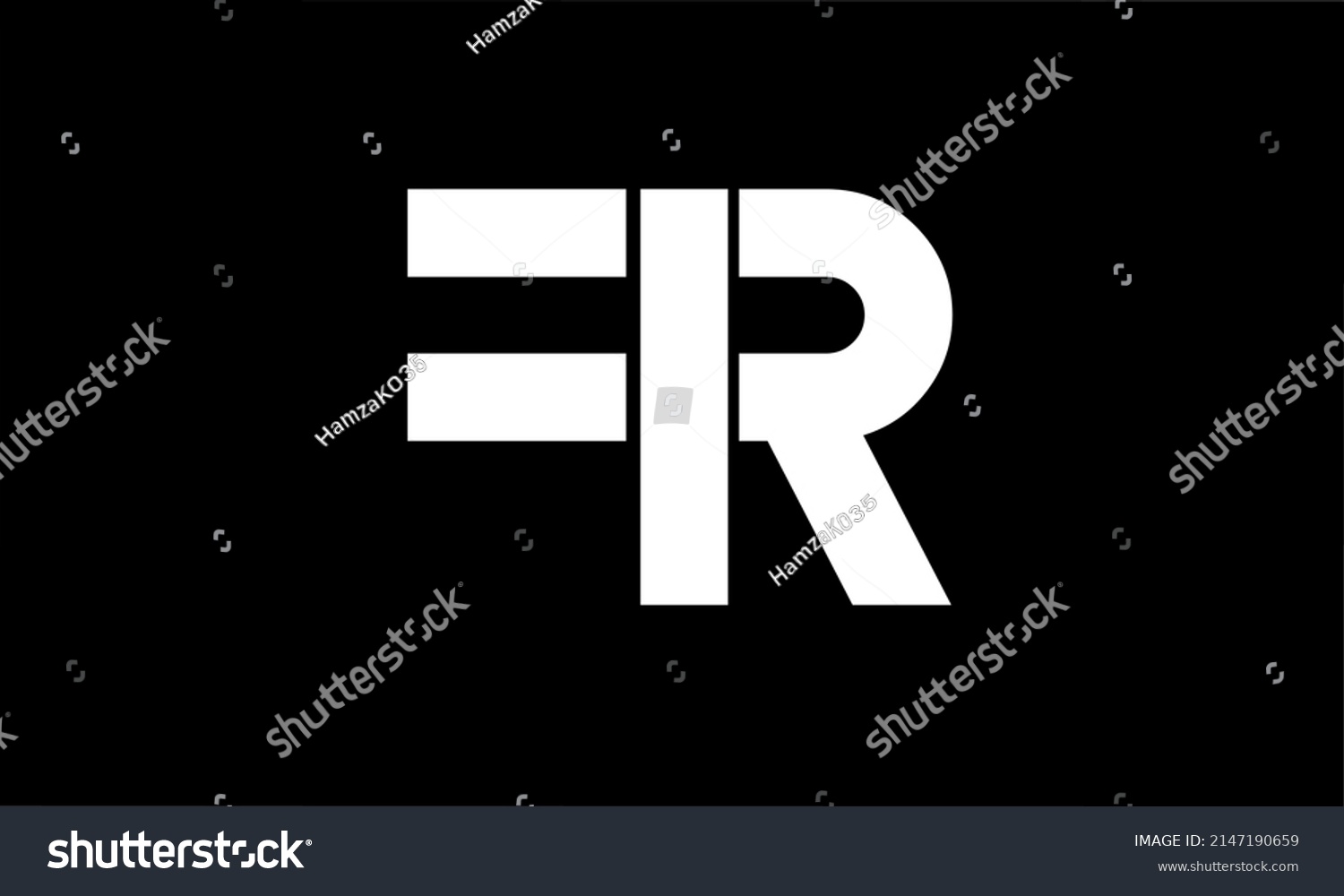 Initials Alphabet Logo Icon Vector Fr Stock Vector (Royalty Free ...