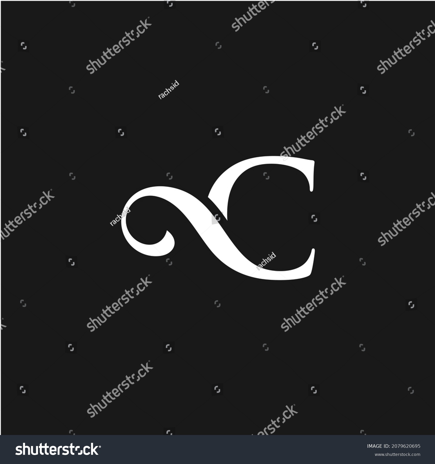 Initials C Logo Design Vector Template Stock Vector (Royalty Free ...