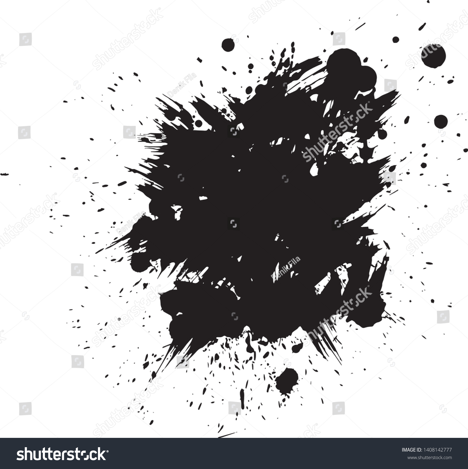 SVG of Ink Paint Brush Splattered for Background or Wallpaper svg