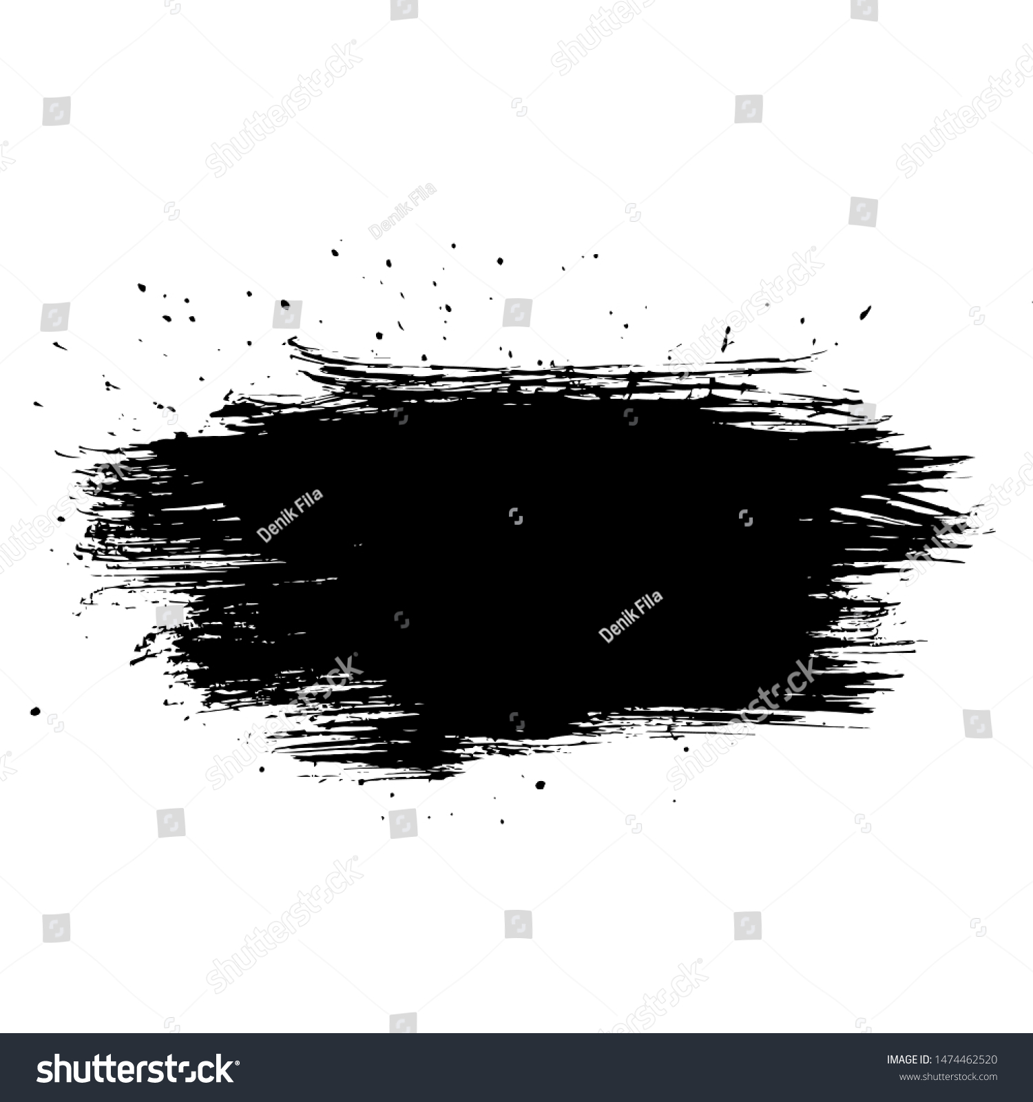 SVG of Ink Paintbrush Sprayed Splat Grunge Background Vector for Banner, Cover, Poster, Flyer, Brochure, Background, Logo or Wallpaper Element Design Download svg