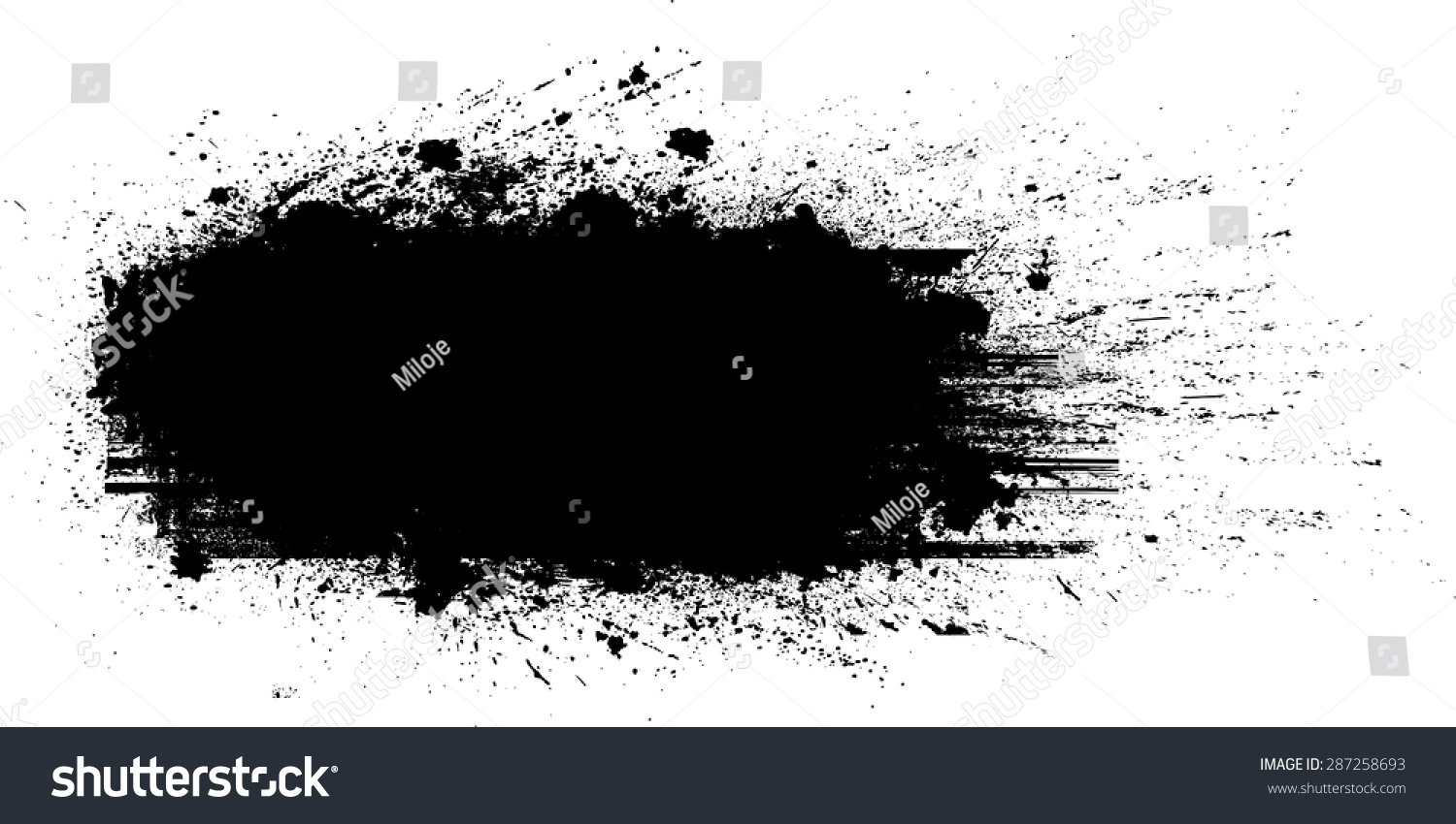 ink splash background black paint splattered stock vector royalty free 287258693 https www shutterstock com image vector ink splash background black paint splattered 287258693