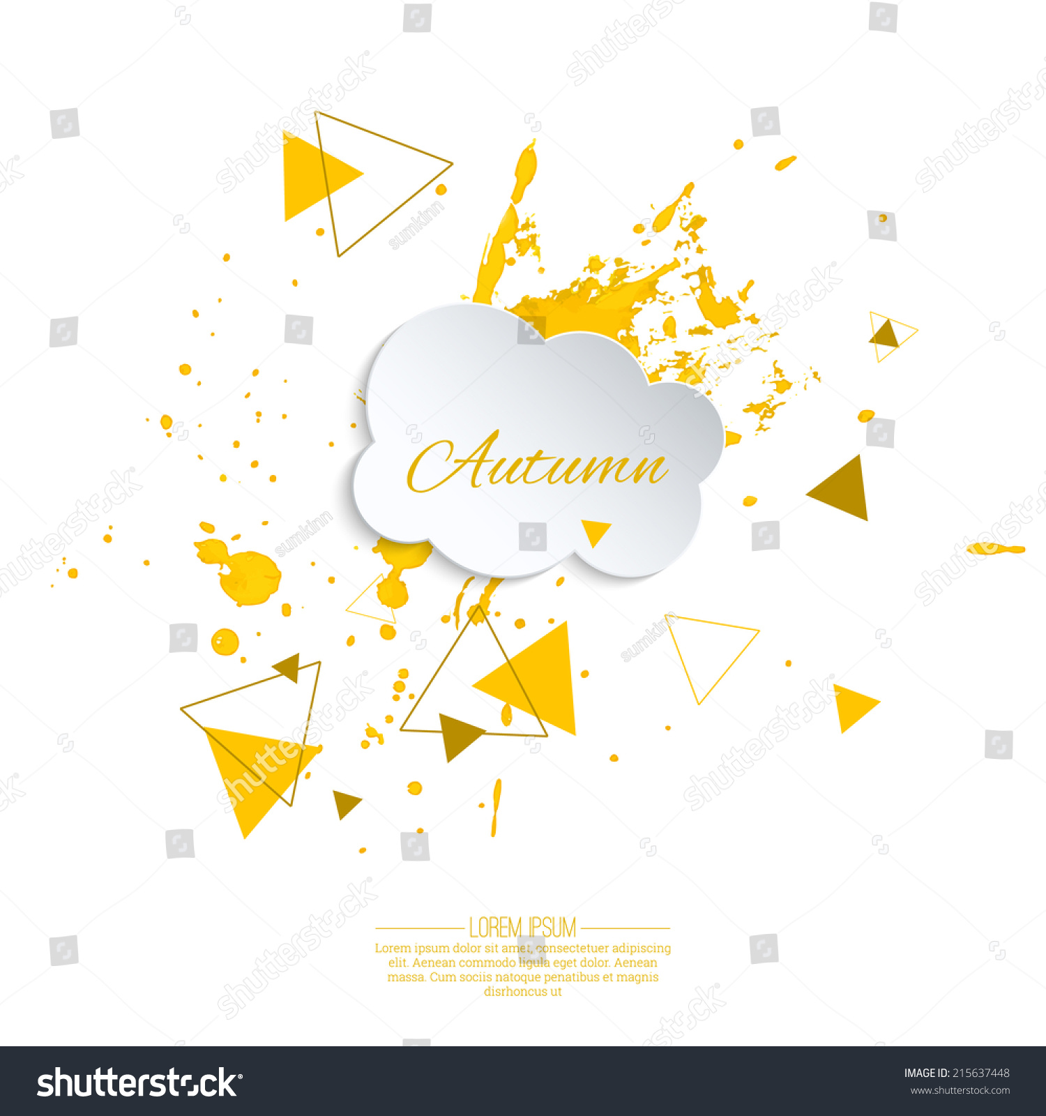 Ink Splatter Small Drops Stock Vector (Royalty Free) 215637448 ...