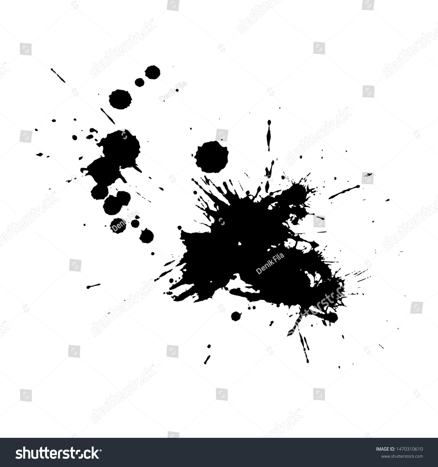 SVG of Ink Splattered Vector Art for Cover, Poster, Flyer, Brochure, Banner, Background or Wallpaper Design Download svg