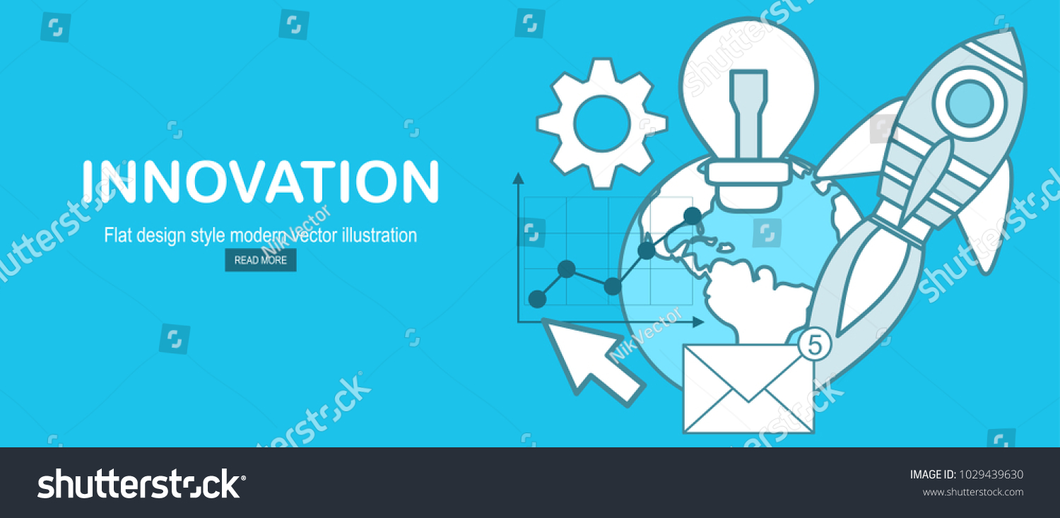 Innovation Concept Creative Idea Abstract Infographic Stock Vector ...