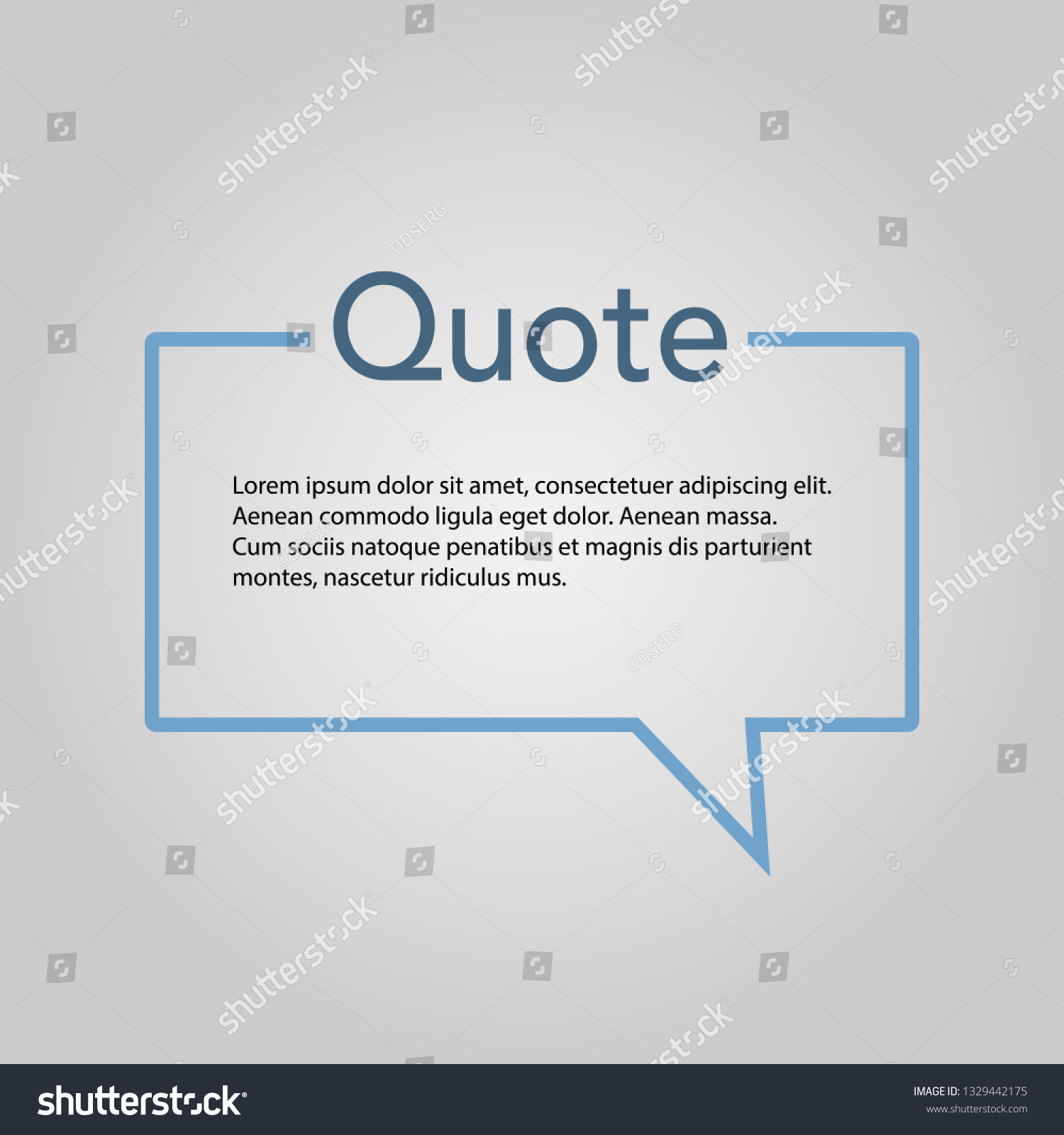 Innovative Vector Quotation Template Quotes Creative Stock Vector ...