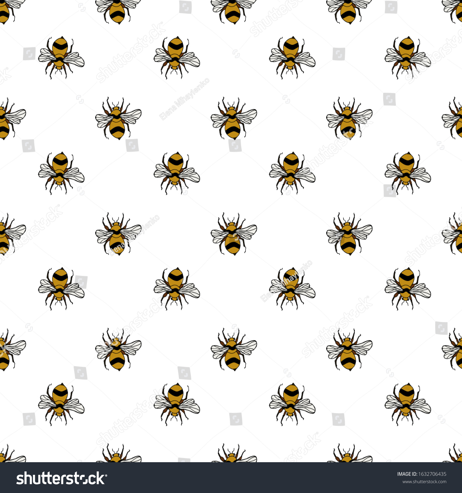 Insects Linear Pattern Vector Seamless Texture: vector de stock (libre ...