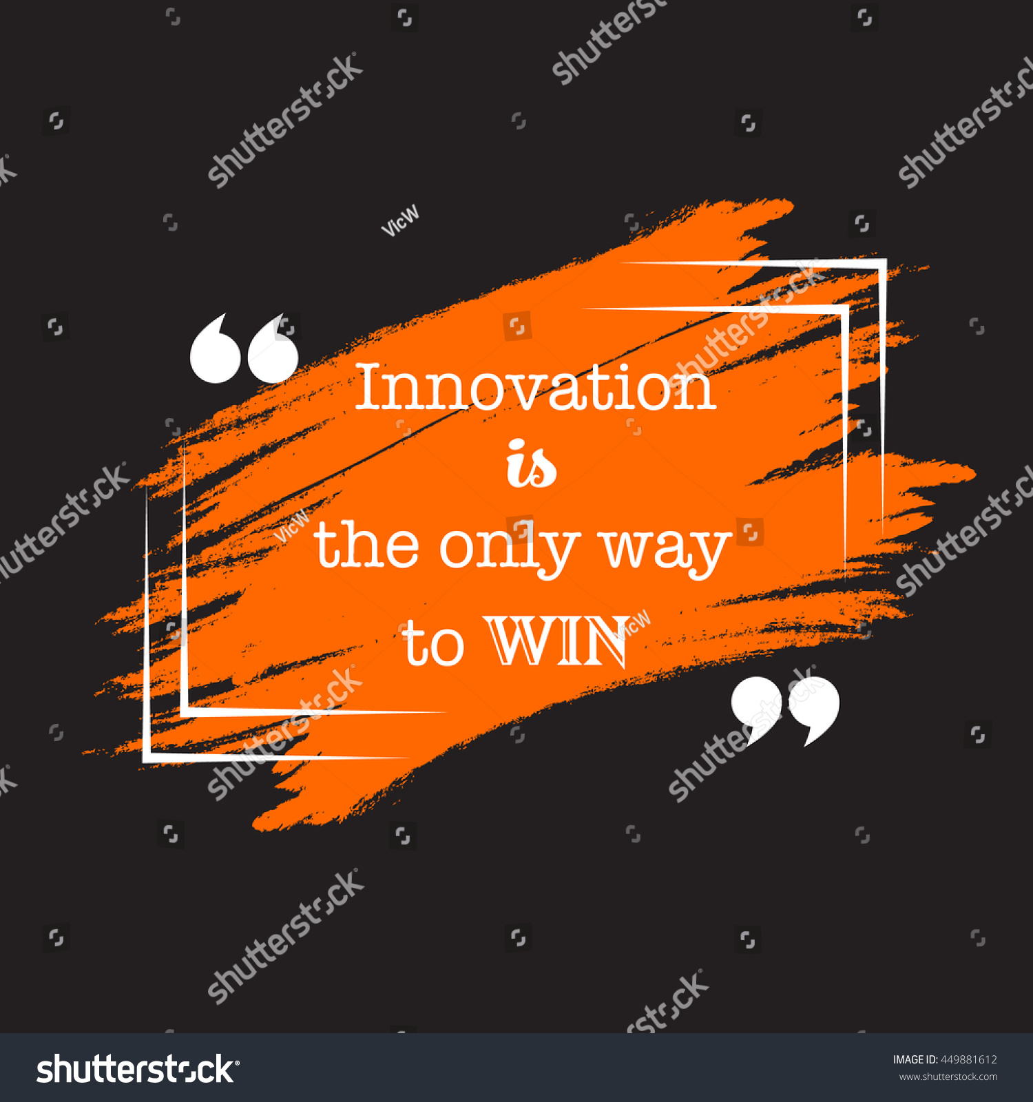 inspiration quote concept vector template form stock vector form stock quote