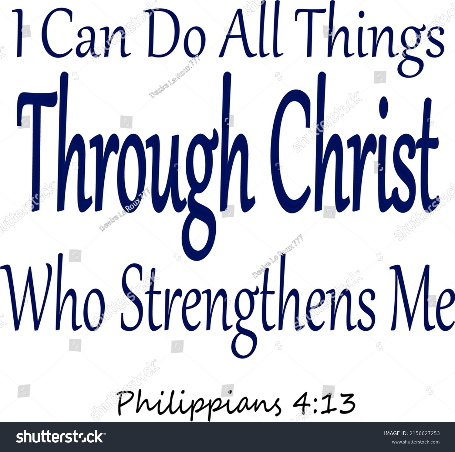 SVG of Inspirational bible verse quote that says I can do all things through Christ svg