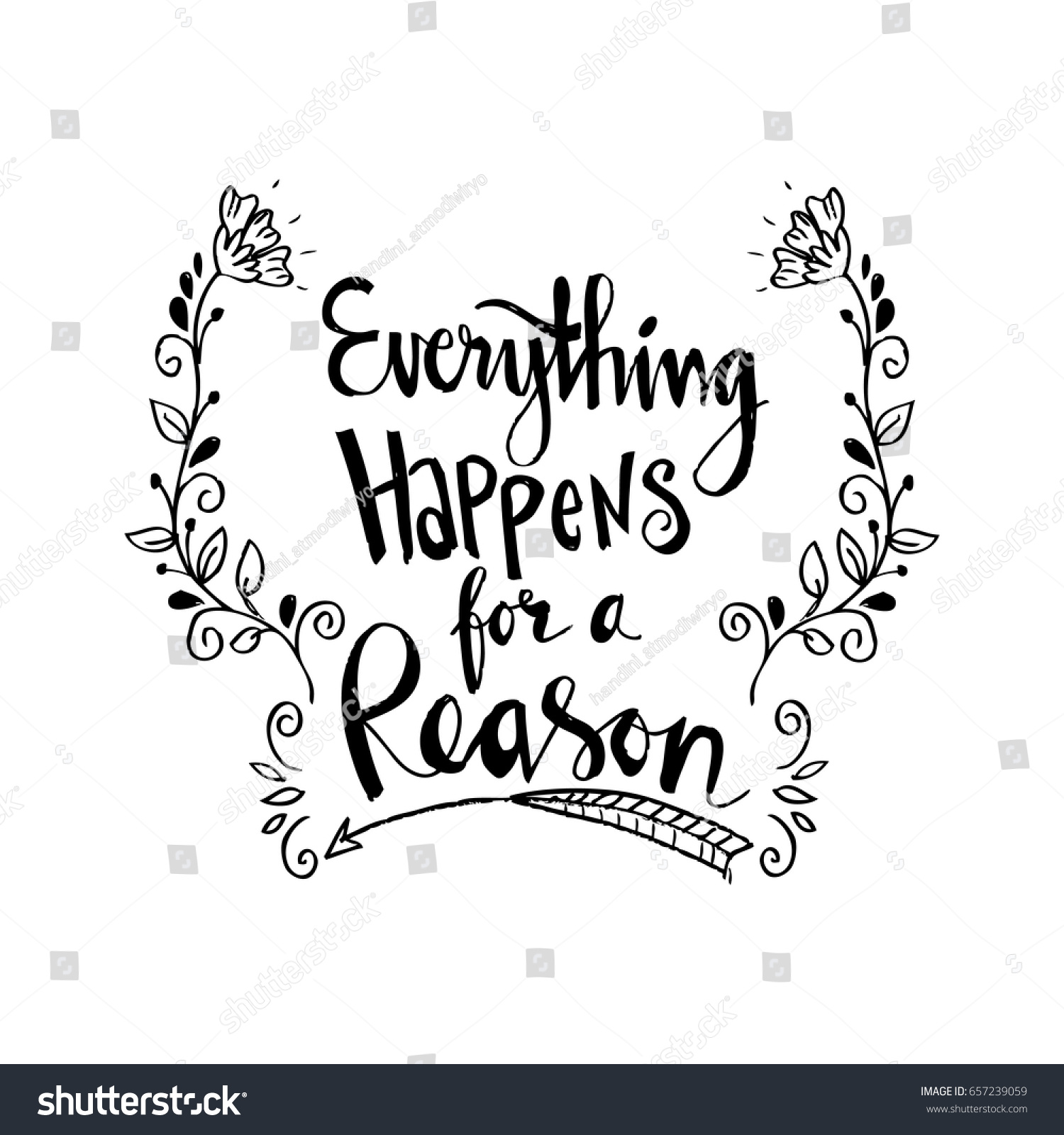 Everything happens for a reason Images, Stock Photos & Vectors ...