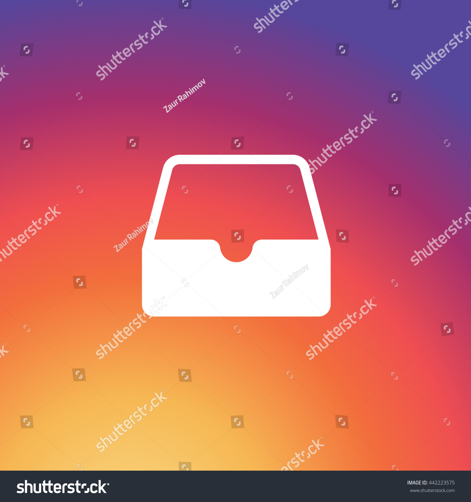 Download Instagram Message Box Vector Icon New Stock Vector 442223575 - Shutterstock