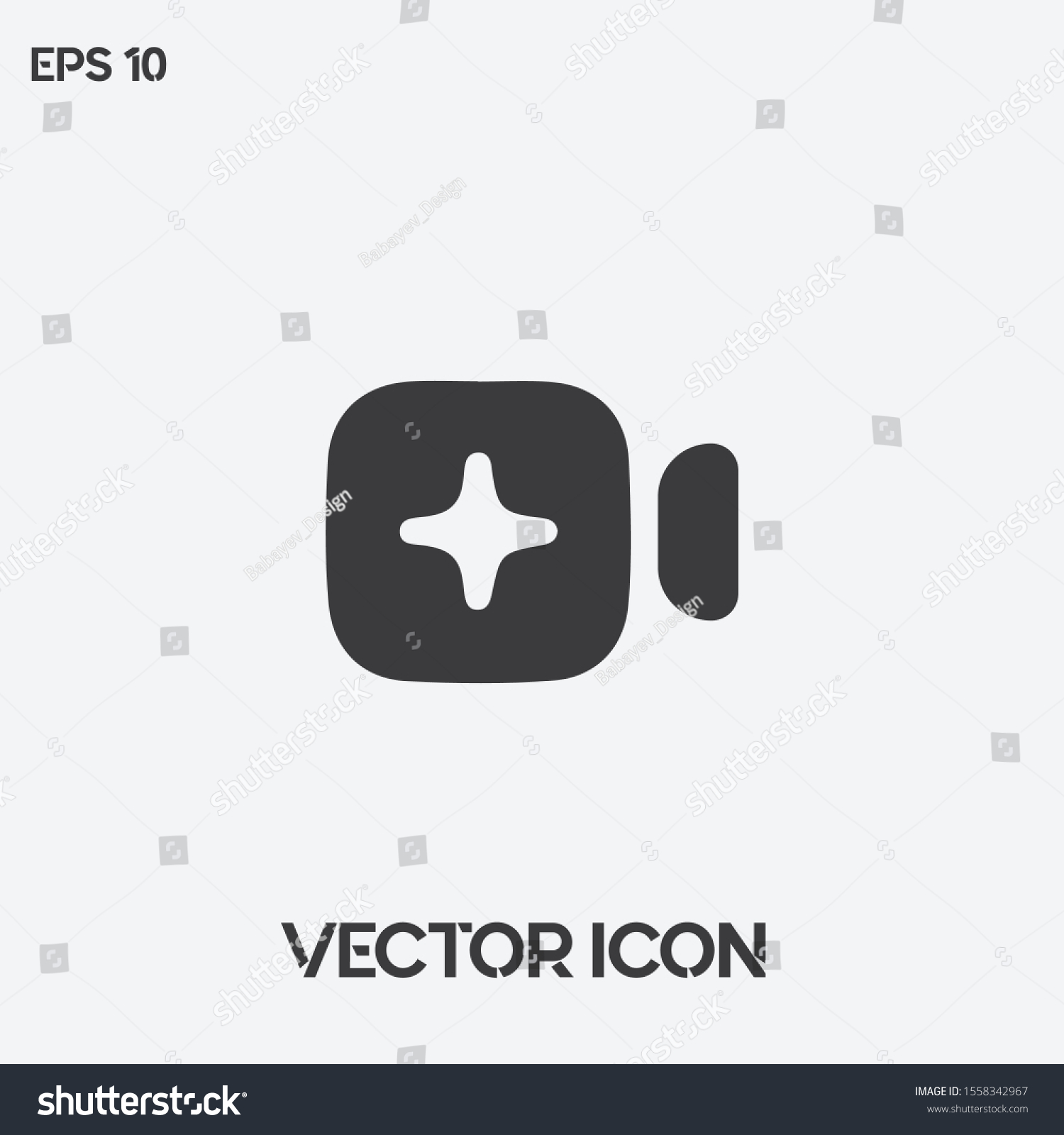 Instagram Reels Vector Icon Illustration Instagram Stock Vector Royalty Free