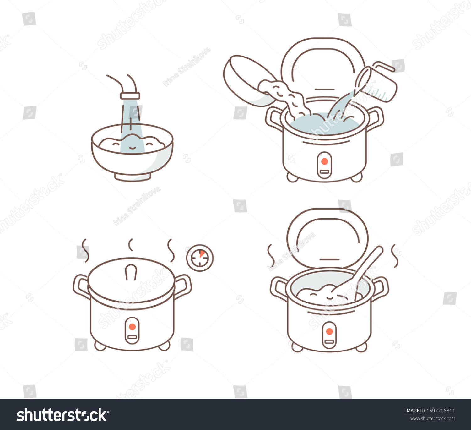 495 Sticky rice cooker Images, Stock Photos & Vectors | Shutterstock