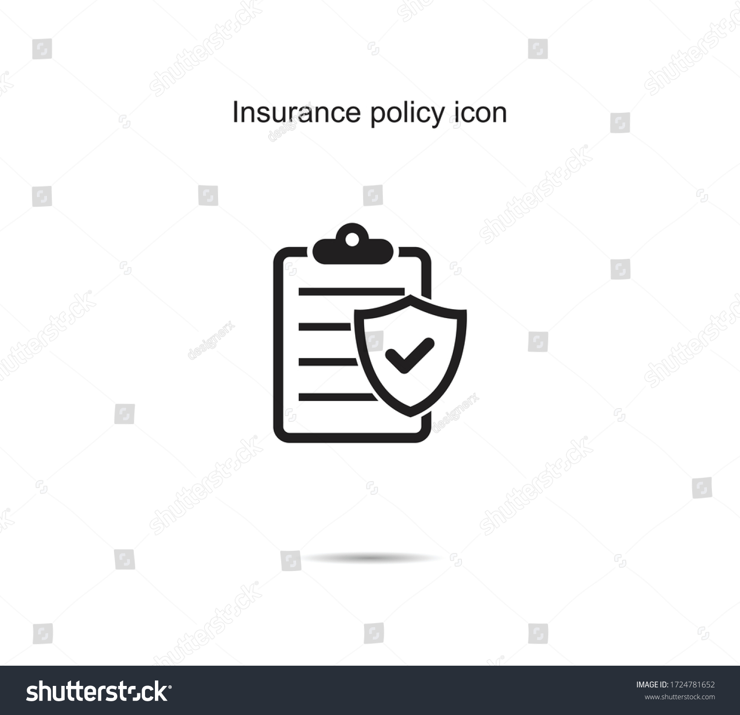 Insurance Policy Icon Ideas Design Vector Stock Vector (Royalty Free ...