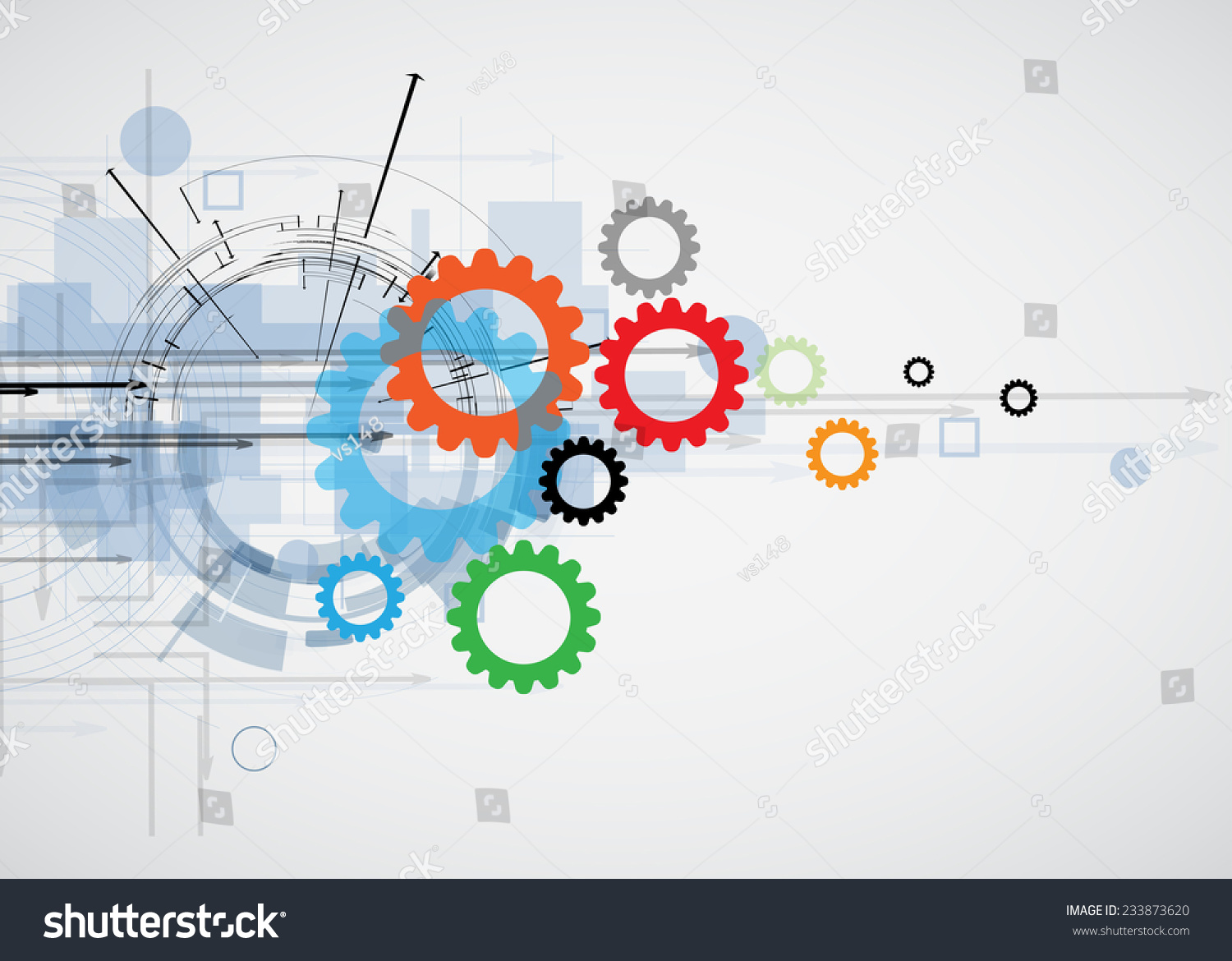 integration innovation technology best ideas business stock vector