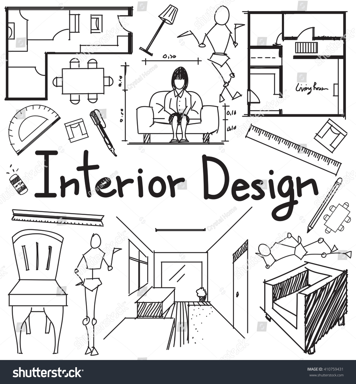 Interior Design Building Blueprint Profession Education