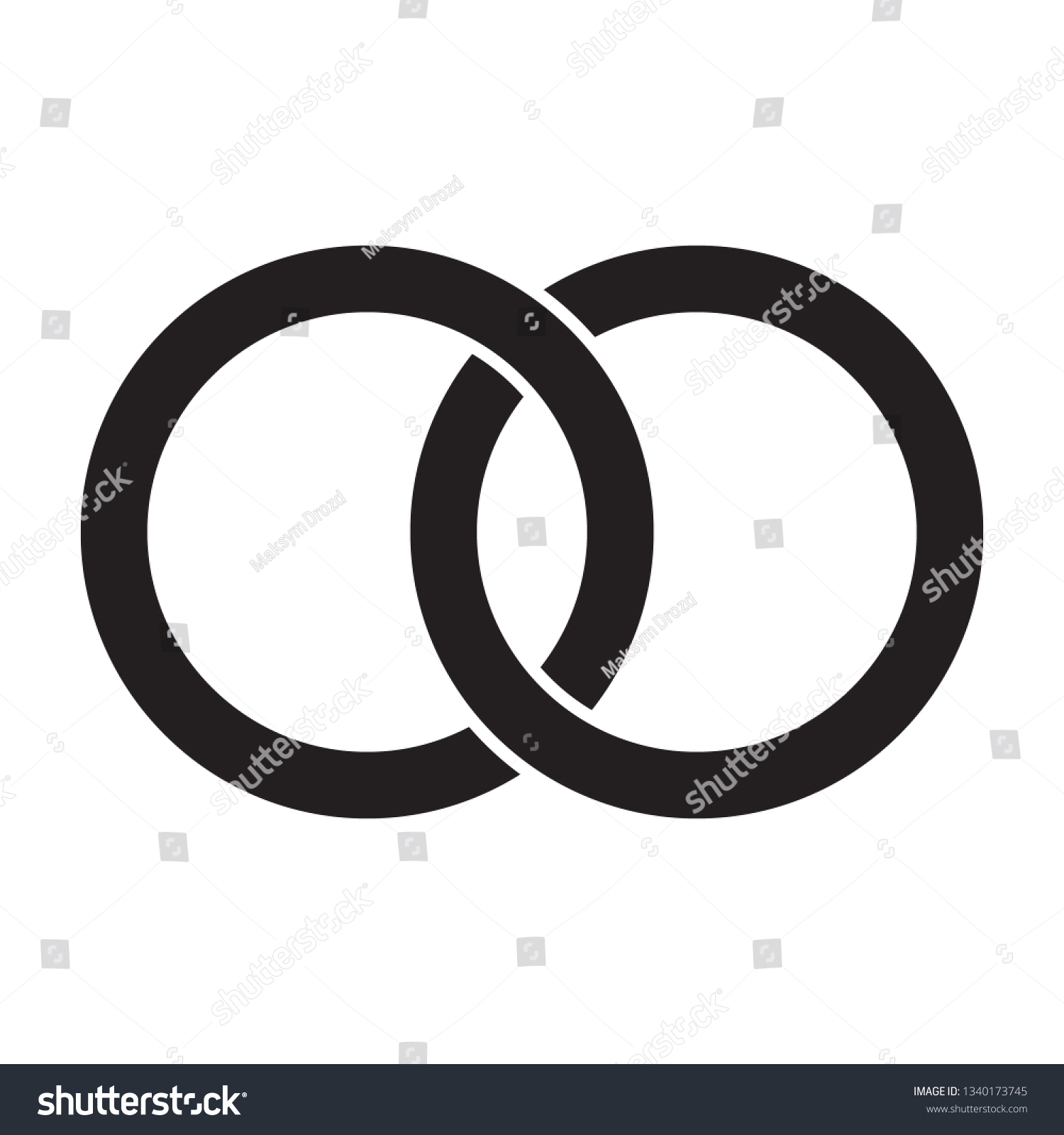 Wedding rings linked Images, Stock Photos & Vectors | Shutterstock