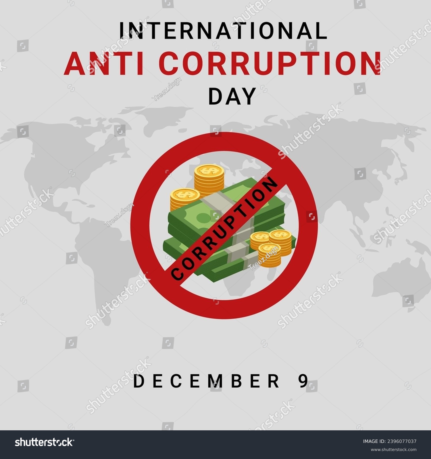 SVG of International anti corruption day banner for december 9 international anti corruption day svg