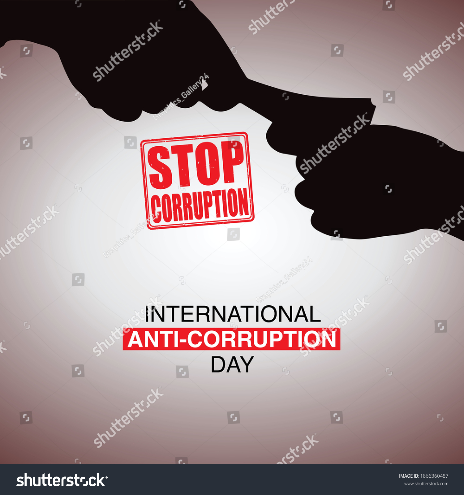 SVG of international anti-corruption day, 9 December, poster And Social Media post anti corruption svg