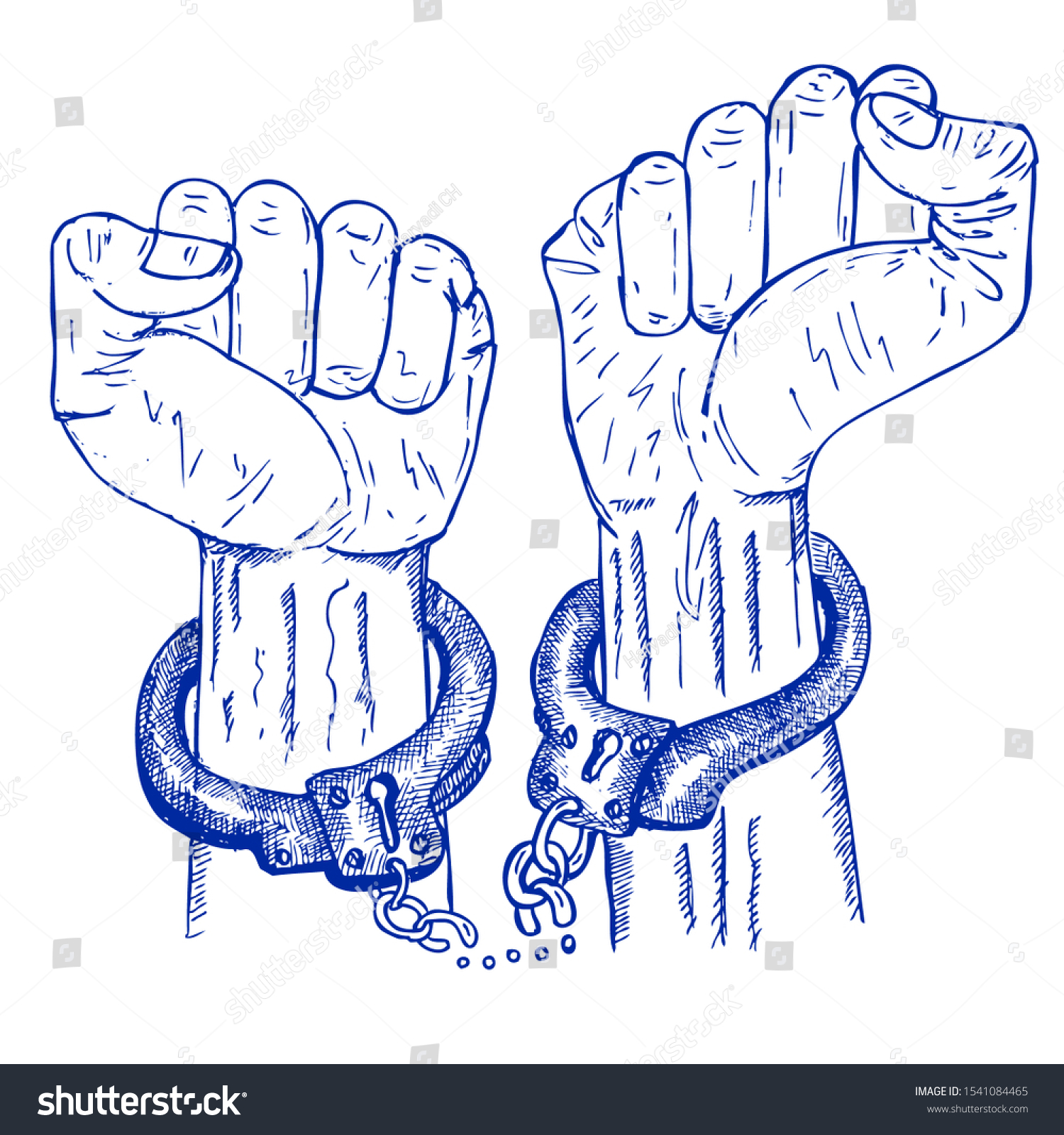 International Day Abolition Slavery Doodle Stock Vector (Royalty Free ...