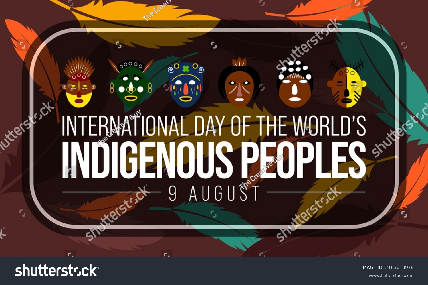 International Day Worlds Indigenous Peoples Observed Stock Vector ...