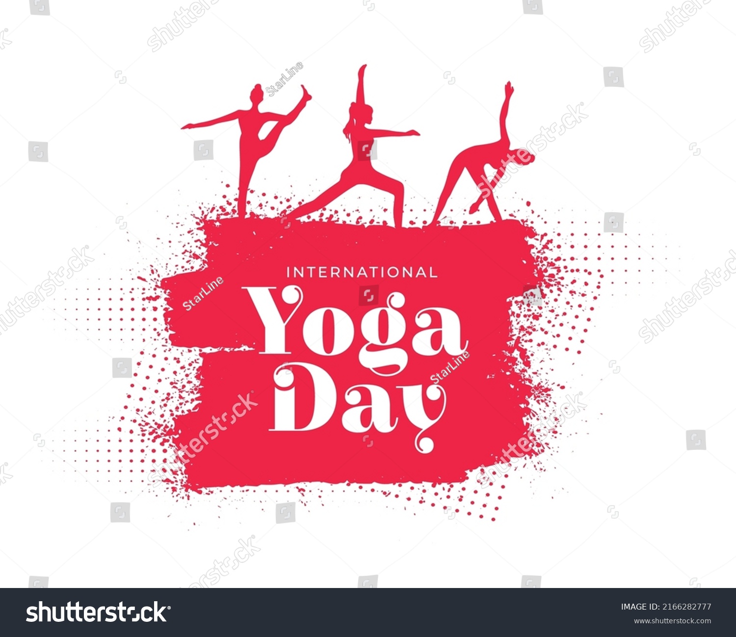 International Day Yoga Background Design Stock Vector (royalty Free 