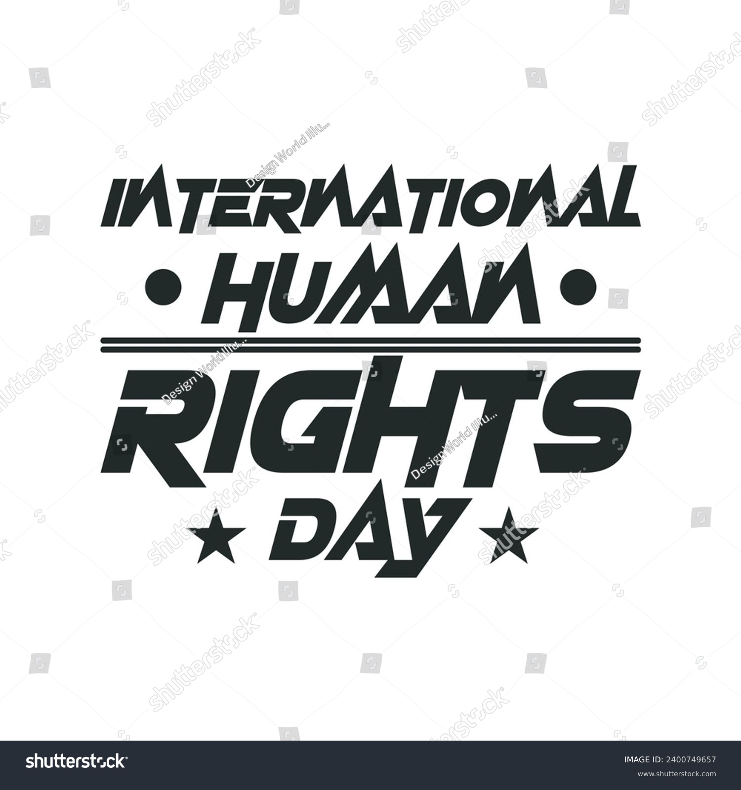 SVG of International human rights day event t shirt design for apparel. Bill of rights day.	
 svg