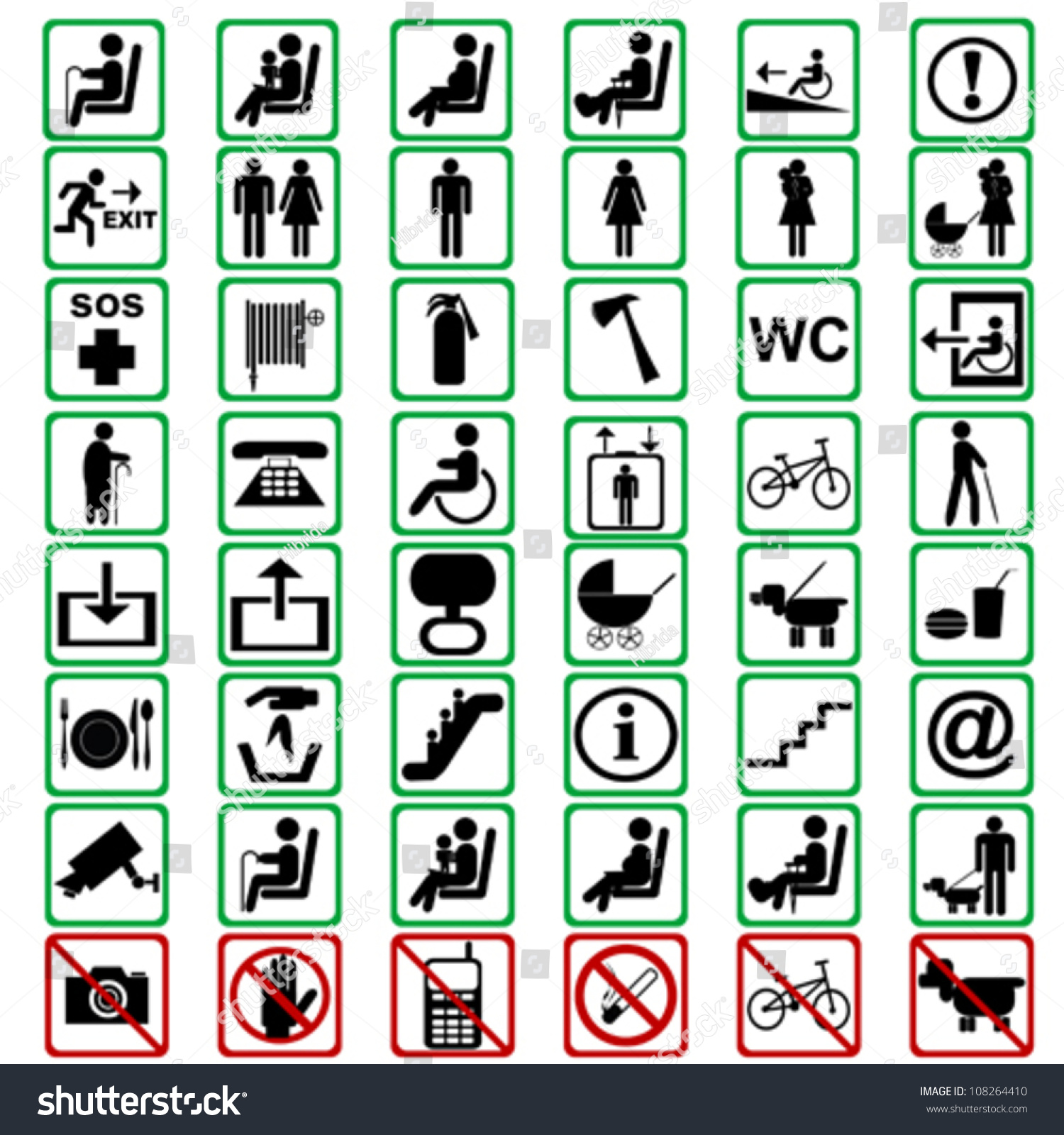 International Signage Symbols