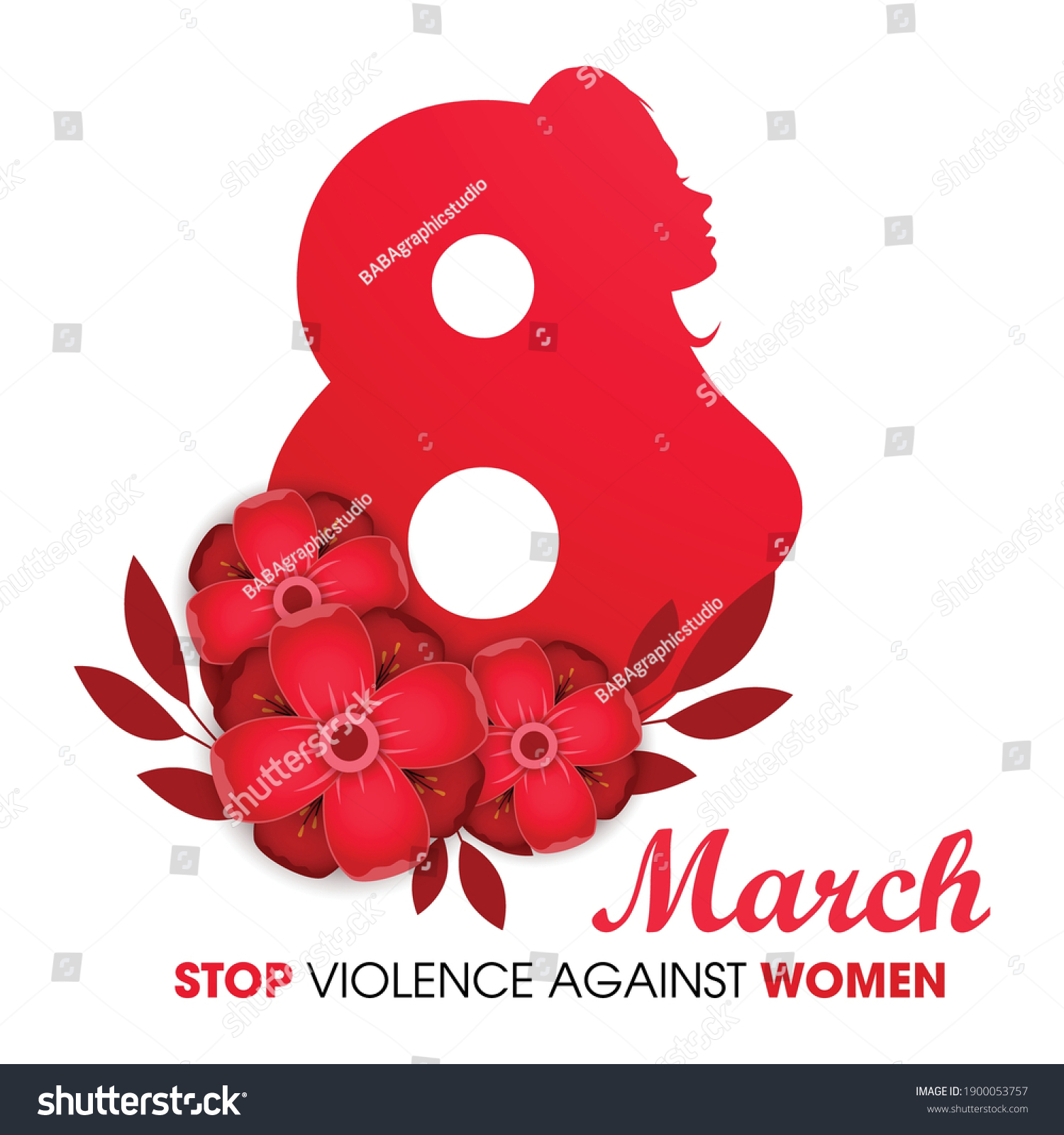 International Womens Day Theme Vector Illustration Stock Vector