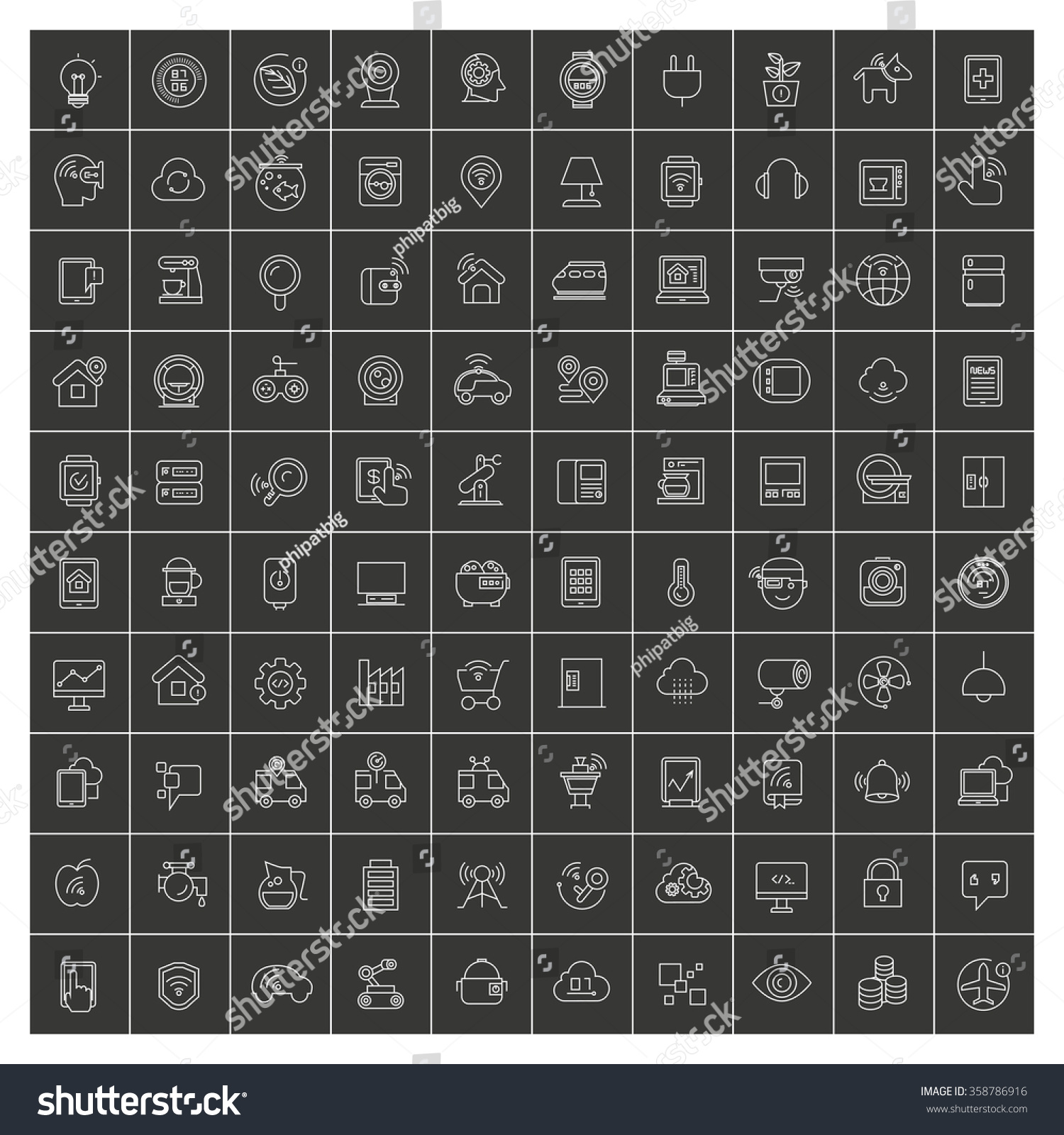 Internet Things Concept Icons Iot Icons Stock Vector Royalty Free Internet Things Concept Icons Iot Icons Stock Vector Royalty Free