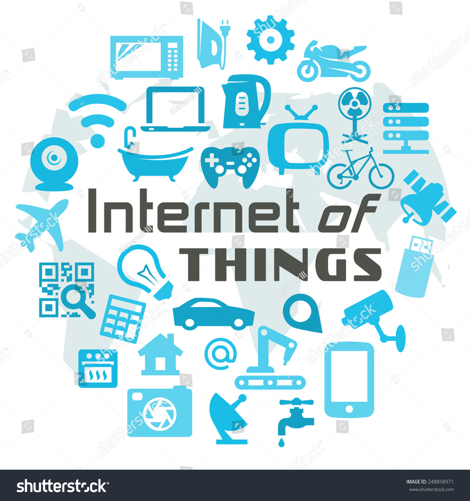 Internet Things Vector Concept Illustration Stock Vector ...