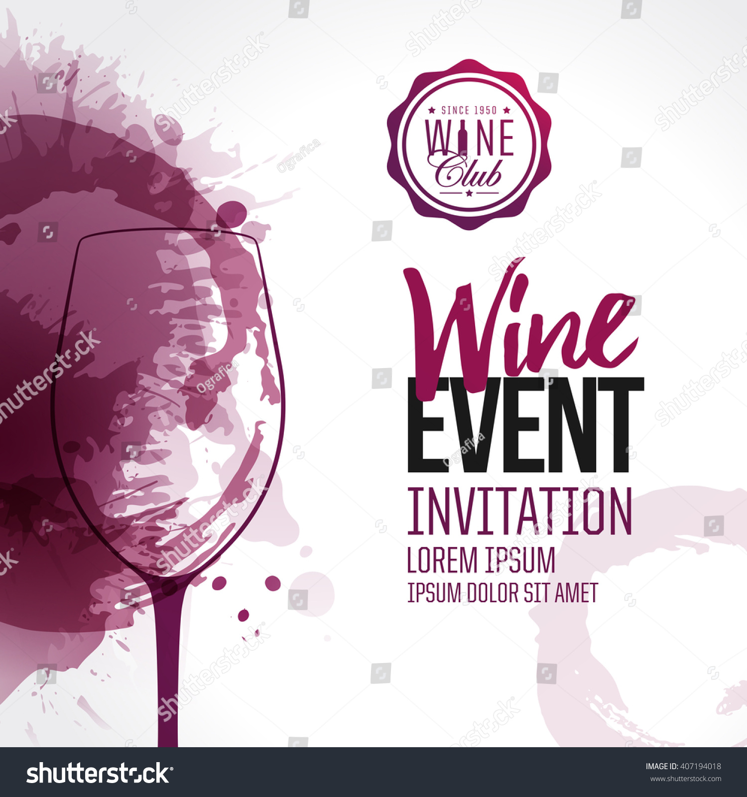 invitation template event party suitable tasting stock vector invitation template event party suitable tasting stock vector, Presentation templates