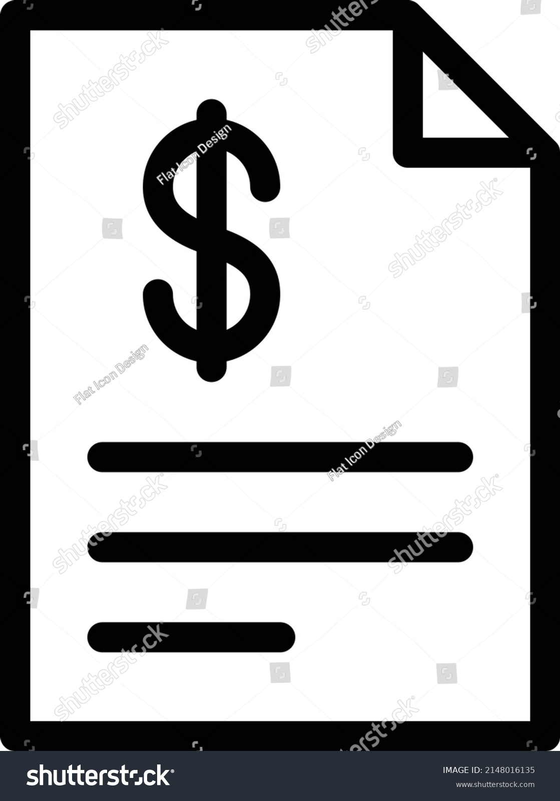 Invoice Vector Illustration On Transparent Backgroundpremium Stock ...