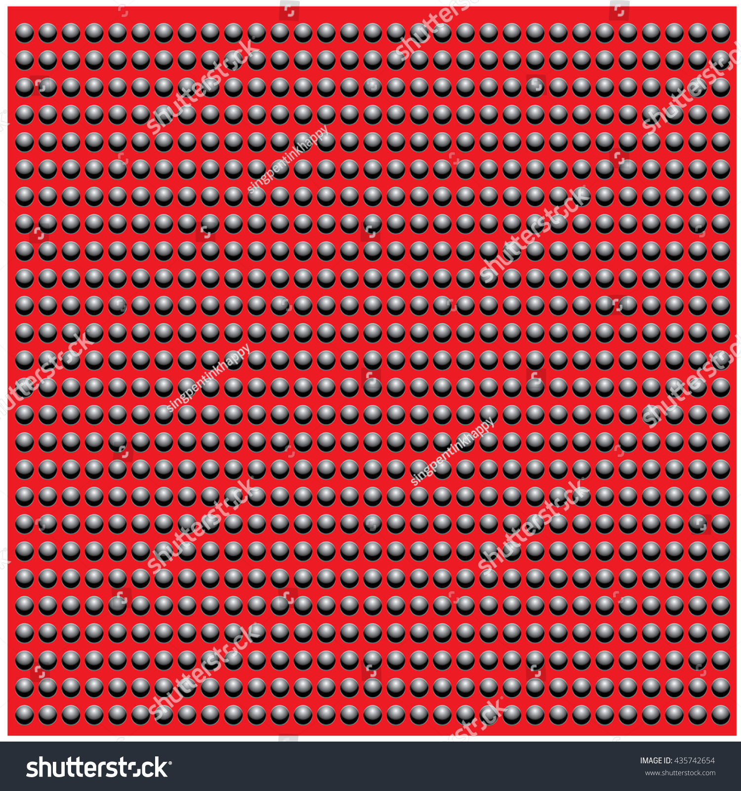Iron Dots Vector Illustration Stock Vector (Royalty Free) 435742654
