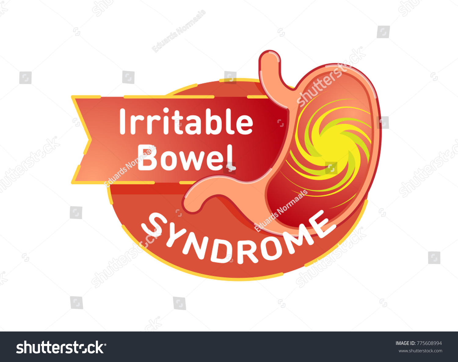 Irritable Bowel Syndrome Ibs Vector Logo Stock Vector Royalty Free Irritable Bowel Syndrome Ibs Vector Logo Stock Vector Royalty Free